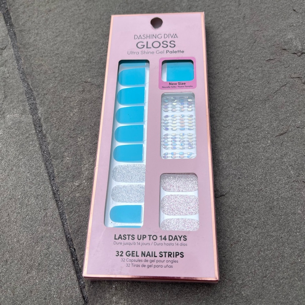 Dashing Diva Gloss Crush Ultra Shine Nail Strips New Palette